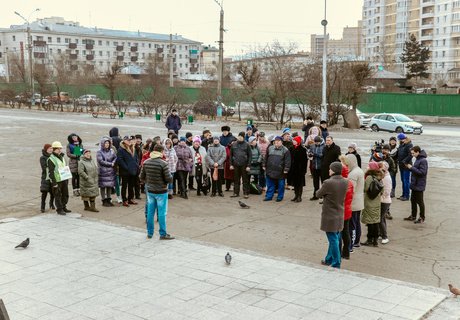 Газифицировать край и снизить тарифы. Фоторепортаж с митинга в Чите