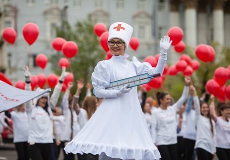 Шествие на День города в Чите