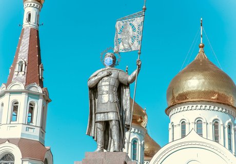 Памятники Читы защитились от коронавируса