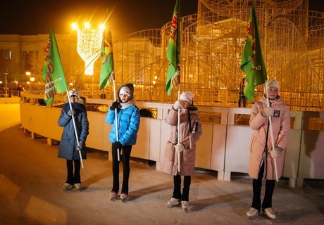 В Чите открыли самый большой «зимний» фонтан на Дальнем Востоке