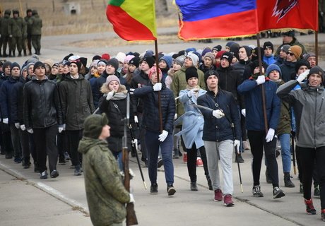 Подготовка ко Дню Победы – репетиция парада прошла в Чите