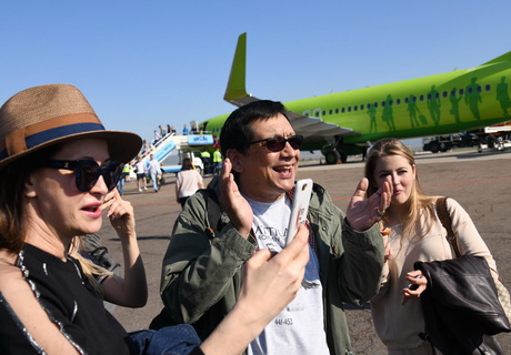 Прилетели гости кинофестиваля