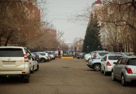 Чита в дыму лесных пожаров