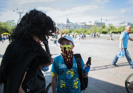 Невероятный велопарад на закрытии Забайкальского супермарафона