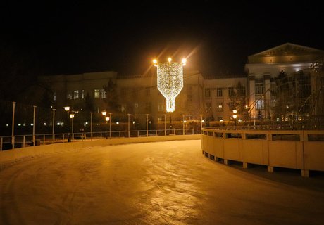 В Чите открыли самый большой «зимний» фонтан на Дальнем Востоке