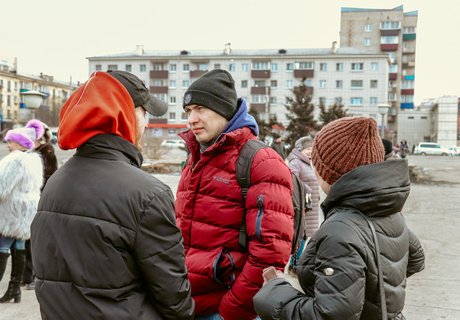 Газифицировать край и снизить тарифы. Фоторепортаж с митинга в Чите