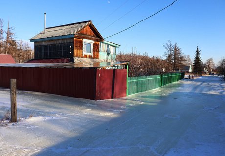 Вмёрзшее в воду СНТ «Авиатор» под Читой