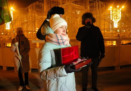 В Чите открыли самый большой «зимний» фонтан на Дальнем Востоке