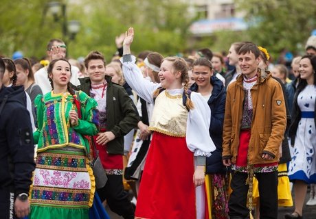 Шествие на День города в Чите