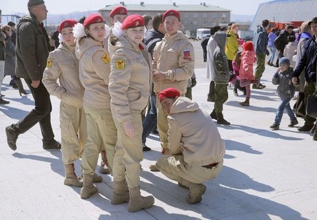 Показательные выступления ОМОНа «Коршун» в Чите