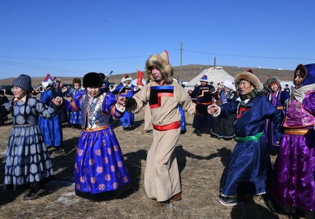 Сагаалган в Агинском и поздравление Осипова на бурятском языке – фоторепортаж ZAB.RU