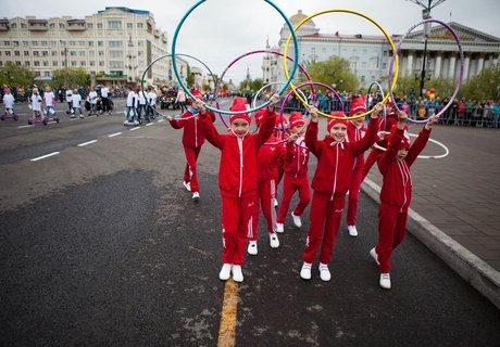 Шествие на День города в Чите