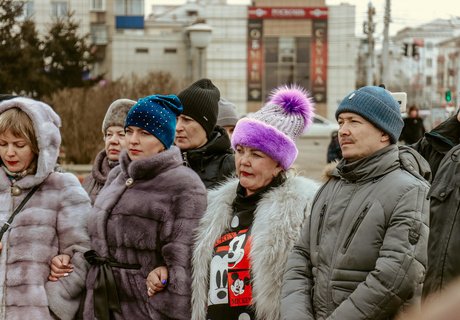 Газифицировать край и снизить тарифы. Фоторепортаж с митинга в Чите