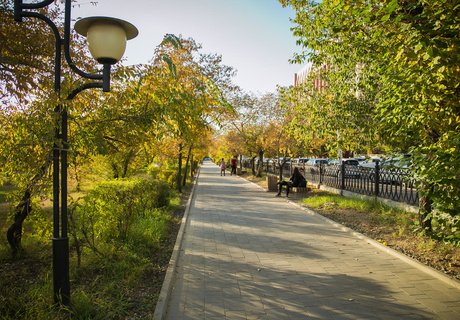 Читу «осенило»: Жёлтые листья и «бабье лето»