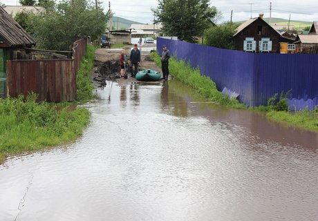 Забайкальские паводки-2018. Шилка в воде