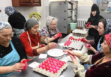 Женский монастырь готовится к празднику Светлой Пасхи