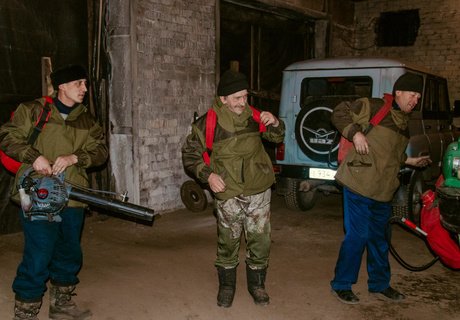 Быт добровольной пожарной дружины в селе Шишкино