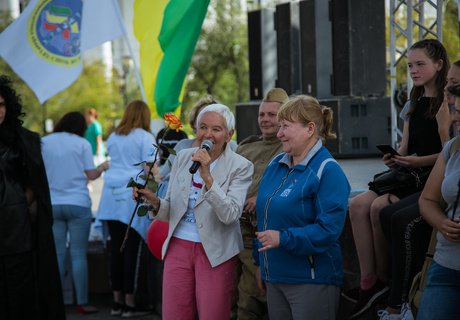 Невероятный велопарад на закрытии Забайкальского супермарафона