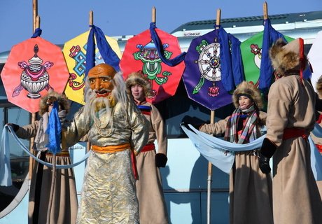 Сагаалган в Агинском и поздравление Осипова на бурятском языке – фоторепортаж ZAB.RU