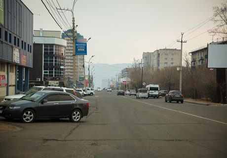 Чита в дыму лесных пожаров