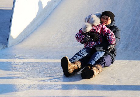 Рождественские гуляния на пл. Ленина в Чите