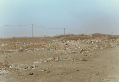 Фоторепортаж: Городская свалка Читы стала пожарищем и местом ЧС