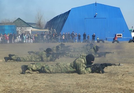 Показательные выступления ОМОНа «Коршун» в Чите
