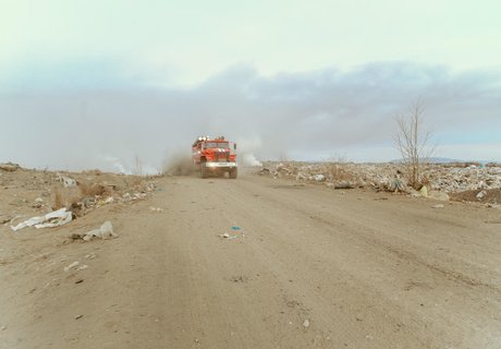 Фоторепортаж: Городская свалка Читы стала пожарищем и местом ЧС