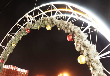 Рождественские гуляния на пл. Ленина в Чите