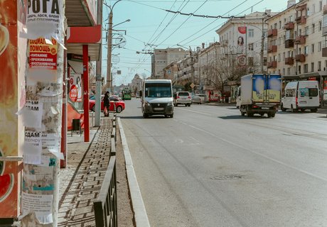 Первоапрельские карантинно-каникулярные виды Читы. День третий: людей стало меньше, машин - больше