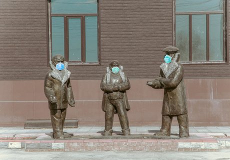 Памятники Читы защитились от коронавируса