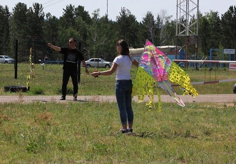 Фестиваль воздушных змеев в Чите