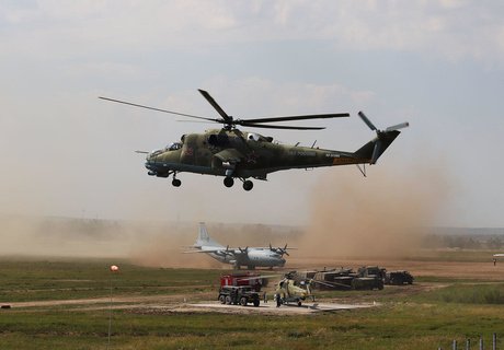 Взлеты и посадки транспортников на грунтовую ВПП в Забайкалье