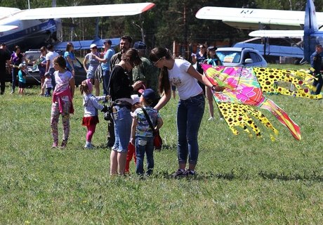 Фестиваль воздушных змеев в Чите