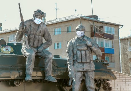 Памятники Читы защитились от коронавируса