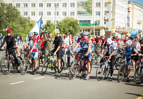 Невероятный велопарад на закрытии Забайкальского супермарафона