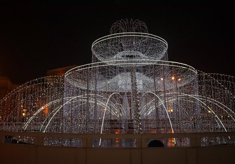 В Чите открыли самый большой «зимний» фонтан на Дальнем Востоке