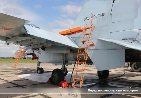 Как готовят истребители Су-30СМ к полетам