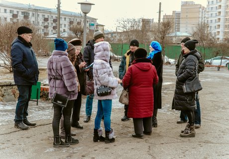 Газифицировать край и снизить тарифы. Фоторепортаж с митинга в Чите