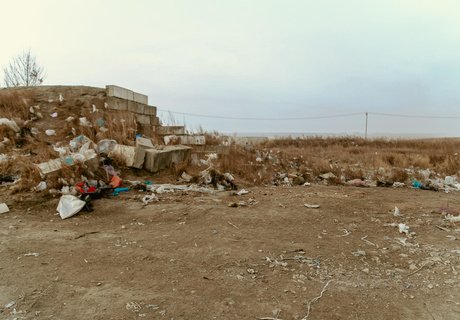 Фоторепортаж: Городская свалка Читы стала пожарищем и местом ЧС