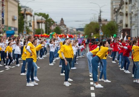 Шествие на День города в Чите