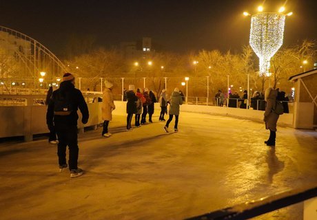 В Чите открыли самый большой «зимний» фонтан на Дальнем Востоке