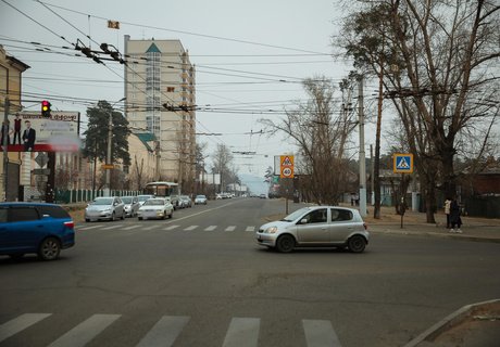 Чита в дыму лесных пожаров