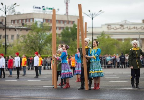 Шествие на День города в Чите