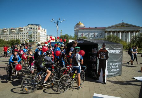 Невероятный велопарад на закрытии Забайкальского супермарафона