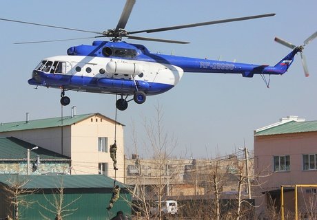 Показательные выступления ОМОНа «Коршун» в Чите