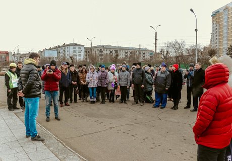 Газифицировать край и снизить тарифы. Фоторепортаж с митинга в Чите