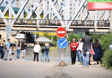 Вырвавшаяся из берегов Читинка