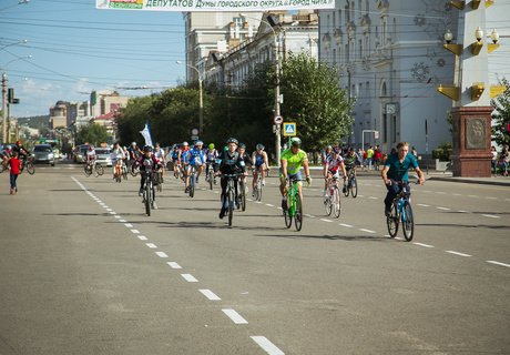 Невероятный велопарад на закрытии Забайкальского супермарафона