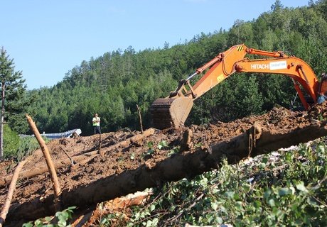 Обрушившийся на дорогу под Читой сель